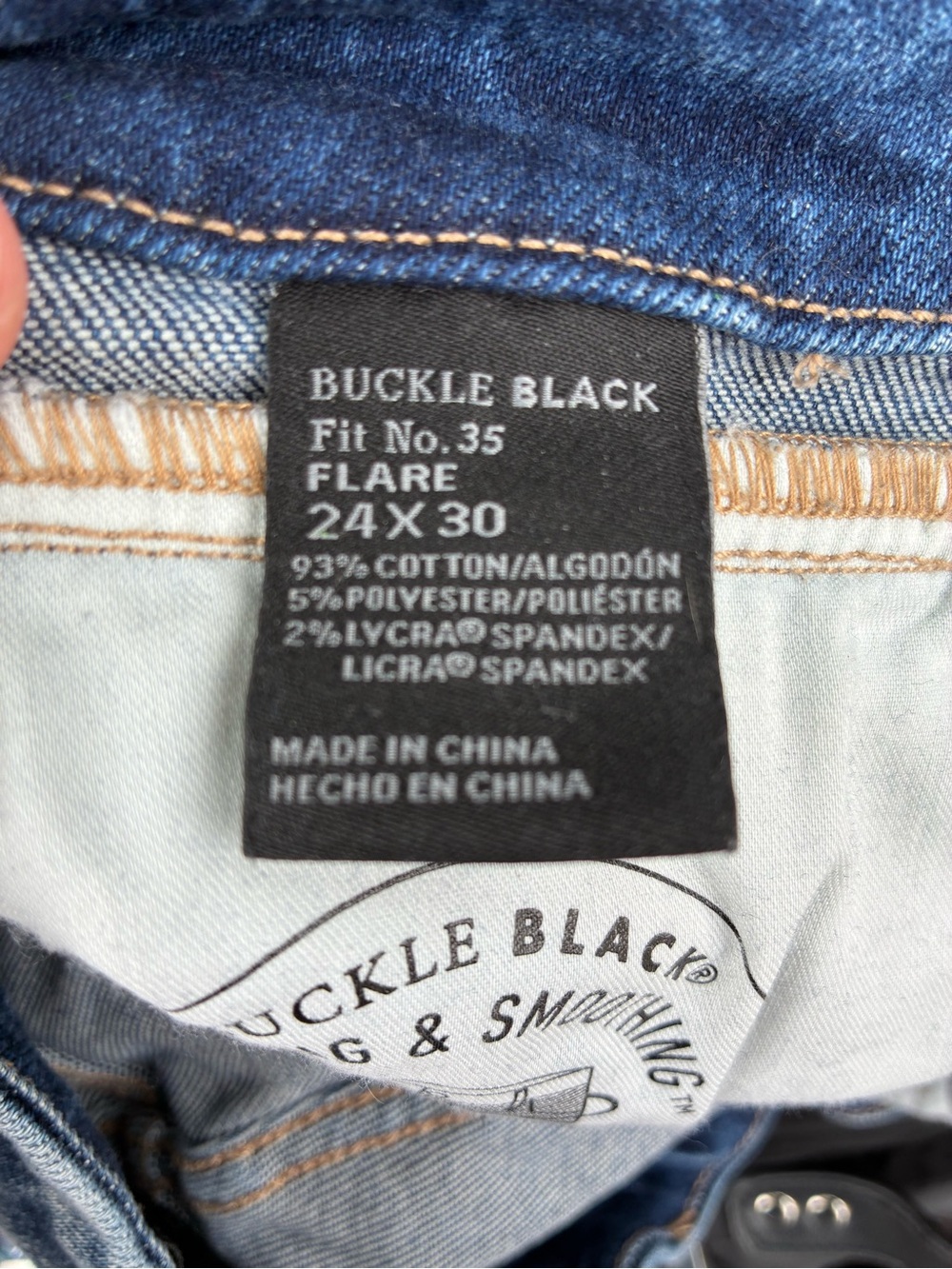 Buckle Black Jeans - Picture 3 of 3